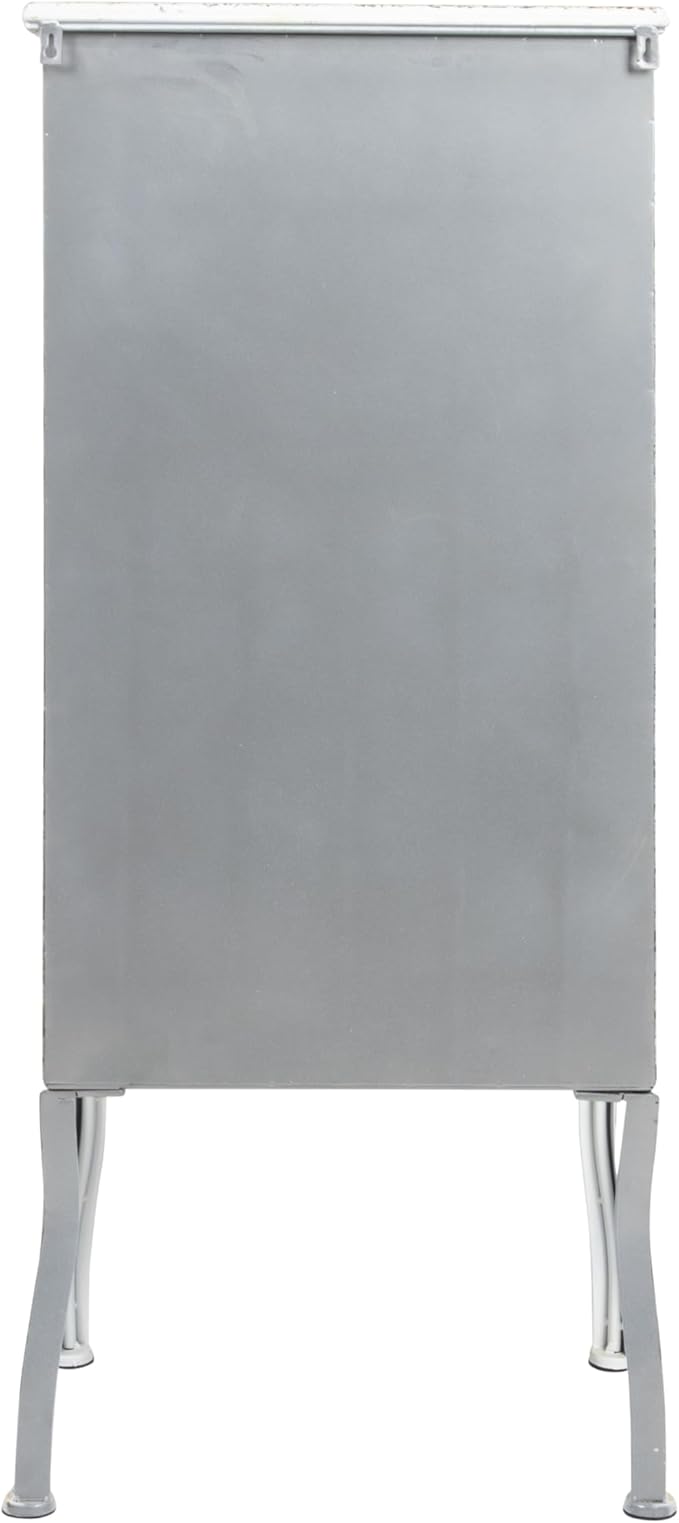 Creative Co-Op Metal Cabinet with 3 Drawers