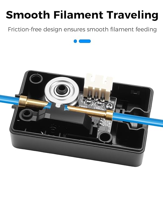 Creality Official K1 SE Filament Runout Sensor, Smart Filament Sensor Break Detection Module Detector for Creality K1 SE, K1 MAX, K1C, Ender 5 Max