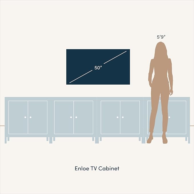 Nathan James Enloe Modern Sideboard Buffet Storage Accent Cabinet TV Stand with Doors in Rustic Pine Wood Finish and Matte Metal Base for Hallway, Kitchen or Living Room, Walnut Brown/Black, Set of 4
