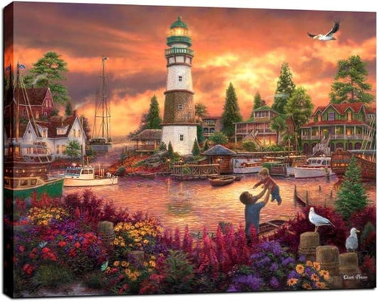 Cortesi Home 'Love Lifted Me' by Chuck Pinson, Canvas Wall Art, 12" x 16"