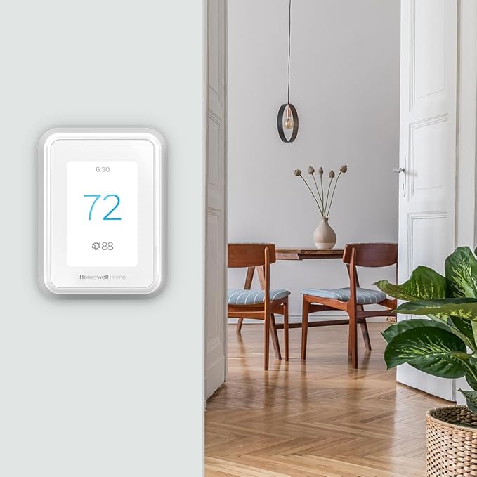 Honeywell Home T9 WiFi Smart Thermostat, Smart Room Sensor Ready, Touchscreen Display, Alexa and Google Assist (Pack of 2)