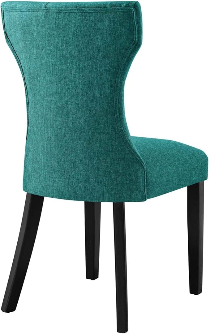 Modway Silhouette Chair, Teal 24.5 x 18 x 36