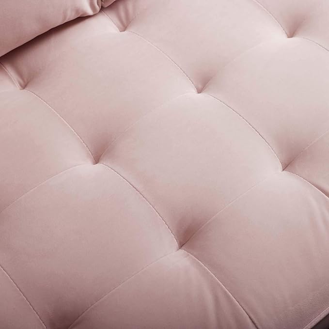 Modway EEI-3764-PNK Valour Performance Velvet Sofa, Pink