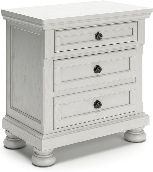 Signature Design by Ashley Robbinsdale Traditional 2 Drawer Night Stand, White