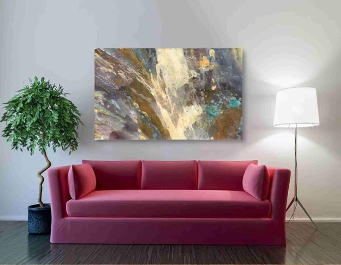 Epic Graffiti 'By the Waters Edge' by Albena Hristova, Canvas Wall Art, 54"x40"