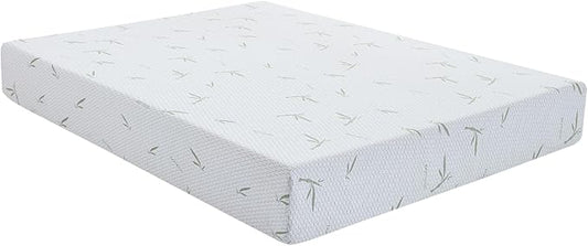 IULULU Twin Mattress, 6 Inch Memory Foam Mattress in a Box, Green Tea Gel Infused Mattresses，Medium Firm Supportive, CertiPUR-US Certified