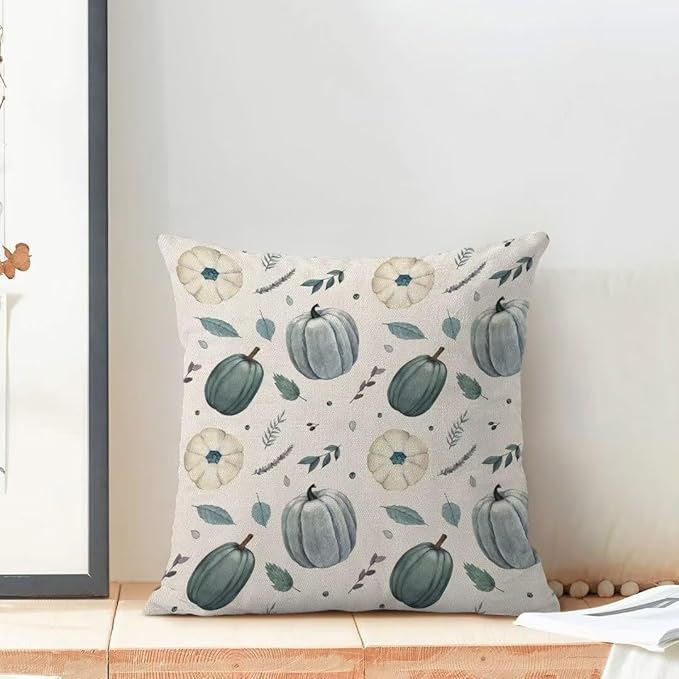 BETGINY Fall Pillow Covers 18X18 Inch Set of 2 Autumn Pumpkin Decorative Throw Pillow Covers Farmhouse Fall Decor Harvest Throw Pillow Cover Thanksgiving Decorations for Sofa Couch Home