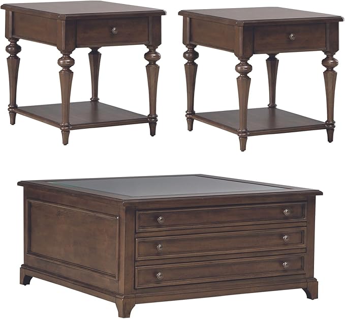 Liberty Furniture Arden Road Living Room Opt 3 Piece Set - Satin Cherry