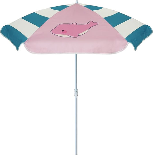 AMMSUN 47 Inch Seaside Beach Umbrella for Sand Box Water Table - Kids shade Umbrella for children Beach Camping Garden Outdoor Play Shade umbrella for picnic table