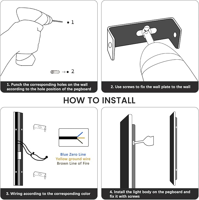2 Pack 39.3inch Modern Outdoor Wall Sconce, 3 CCT 3000K/4500K/6000K, IP65 Waterproof Long Strip Exterior Light, 36W, Black Outside Garden Lighting for Porch, Patio, Fence, Yard