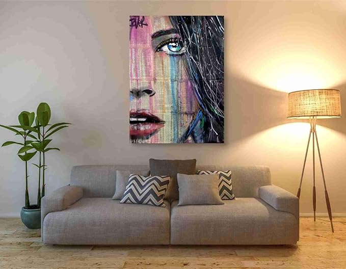 Epic Graffiti 'Fahrenheit' by Loui Jover, Canvas Wall Art, 40"x54"
