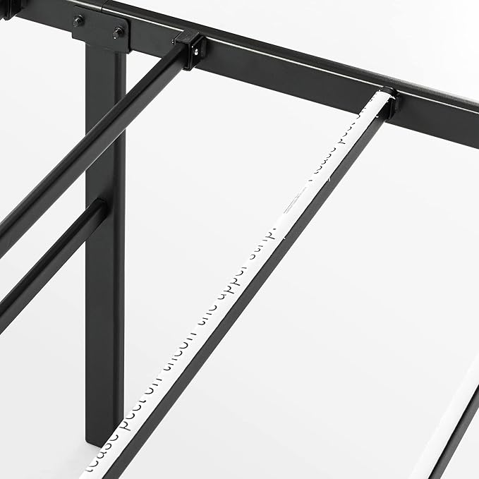 Best Price Mattress Full 18 Inch Black Metal Platform Bed Frame