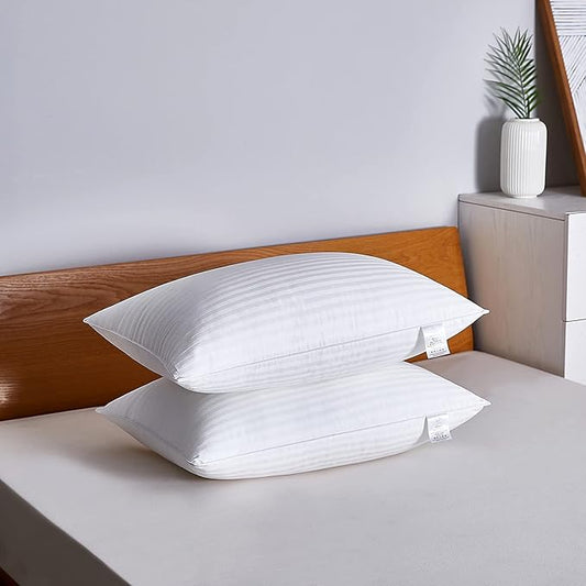 Acanva Bed Pillows for Sleeping 2 Pack with Luxury Hotel Quality, Super Plush 3D Fiber Filling, Top-end Microfiber Cover for Side Stomach Back Sleepers