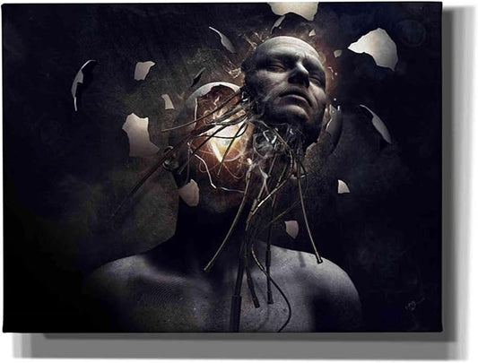Epic Graffiti 'New Day' by Cameron Gray, Canvas Wall Art, 16"x12"
