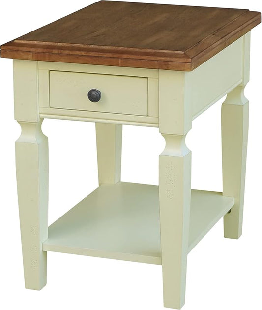 IC INTERNATIONAL CONCEPTS Vista Solid Wood End Table