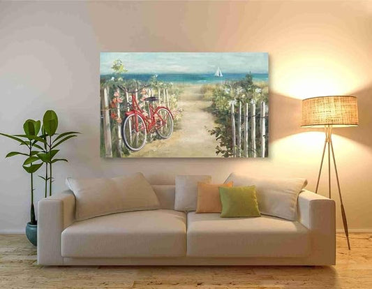 Epic Graffiti 'Summer Ride Crop' by Danhui Nai, Canvas Wall Art, 60"x40"