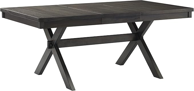 Crosley Furniture Hayden Modern Farmhouse Wood Dining Table, Slate