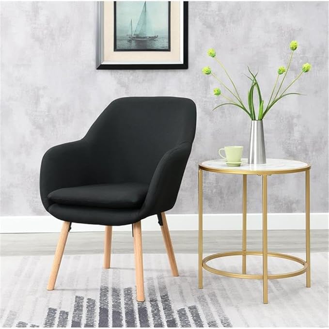 Convenience Concepts Take a Seat Charlotte Accent Chair, Black