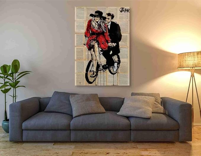 Epic Graffiti 'Days In Bliss' by Loui Jover, Canvas Wall Art, 40" x60'