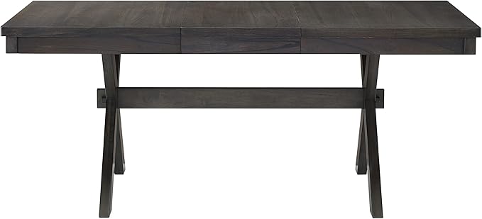 Crosley Furniture Hayden Modern Farmhouse Wood Dining Table, Slate