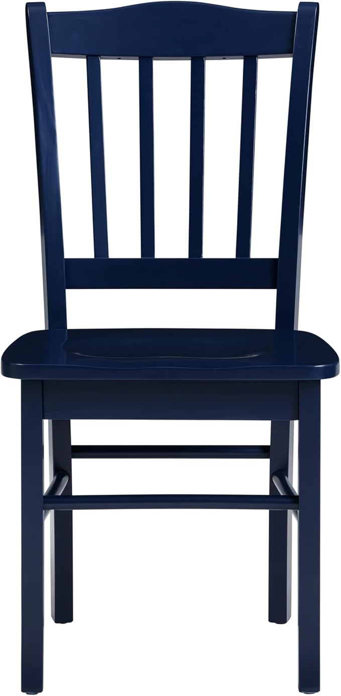 Boraam Shaker Dining Room Side Chairs, Set of 2 – Navy Blue Finish