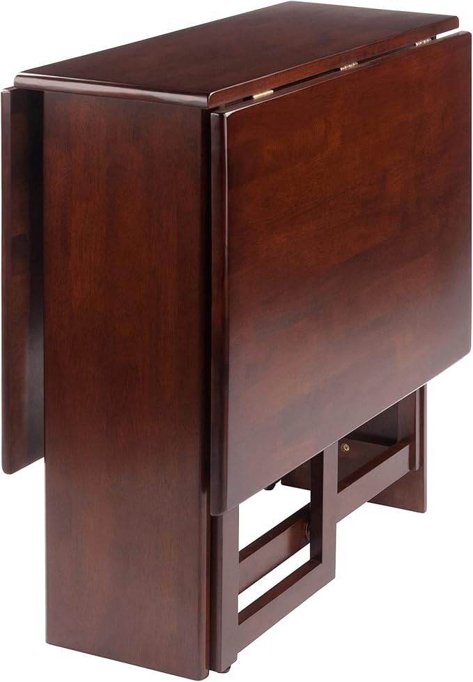 Winsome Clara Foldable Dining Table, 47" Wide, 30" High, Walnut