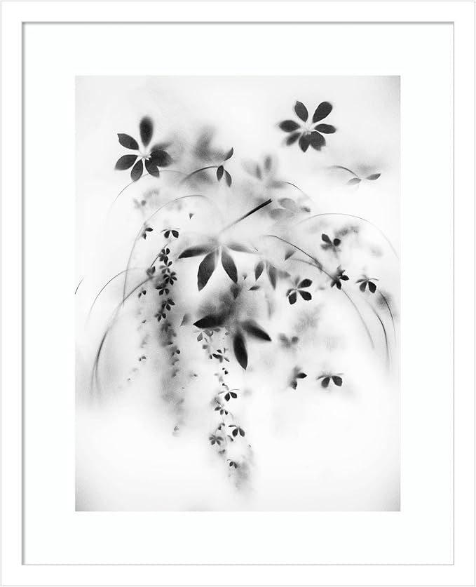 Amanti Art Framed Wall Art Print 21x17 Natural Floral Veil by Teis Albers, Nature Wall Art, Modern Contemporary Decor, Small Poster Painting Artwork for Living Room, Bedroom, Bathroom, Kitchen,