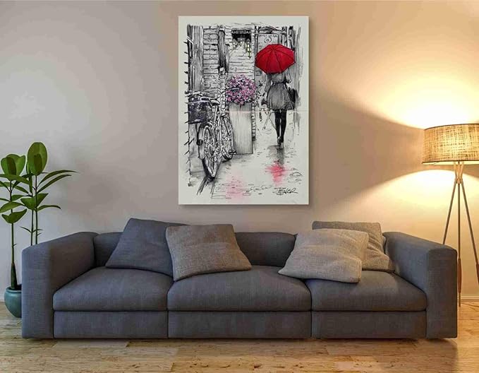 Epic Graffiti 'Amsterdam Walk' by Loui Jover, Canvas Wall Art, 40" x60'