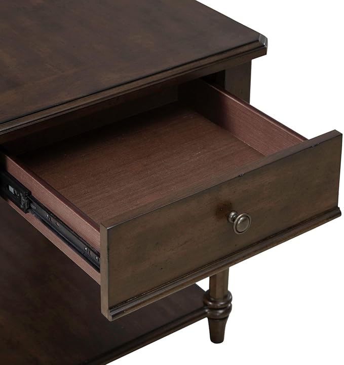 Liberty Furniture Arden Road Living Room Drawer End Table - Satin Cherry