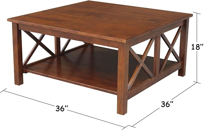 IC INTERNATIONAL CONCEPTS Hampton Square Coffee Table