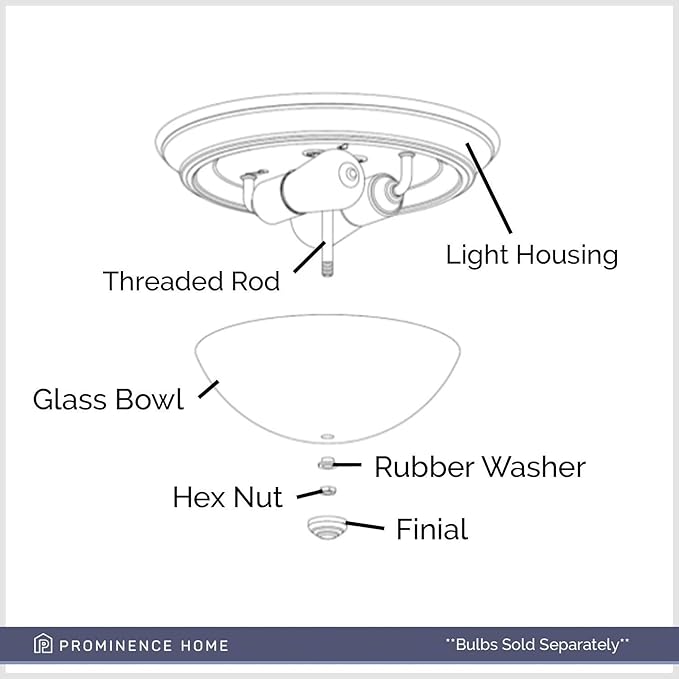 Prominence Home 13 Inch Elegant Flush Mount Indoor Ceiling Light, Clear Glass Lighting Fixture for Bedroom or Living Room, Madalyn, 51380-31, Nickel