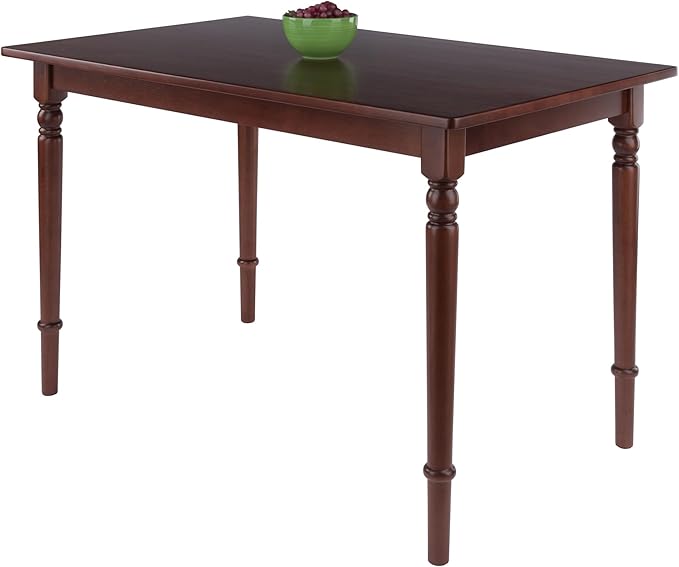 Winsome Ravenna Dining Table for 6 People, 47" Rectangular Kitchen Table, Walnut