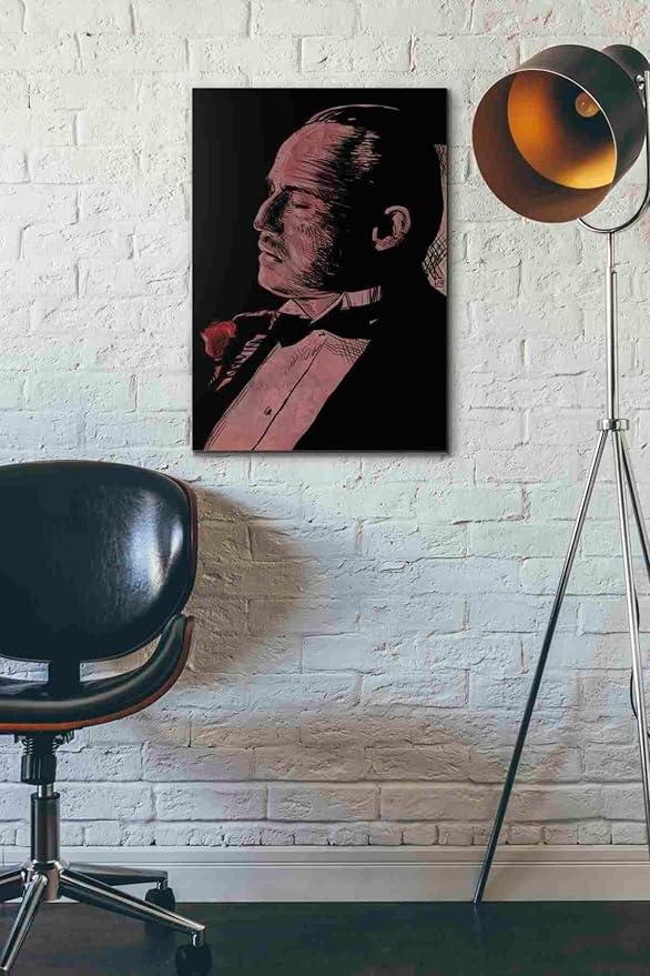 Epic Graffiti 'Brando-Godfather' by Giuseppe Cristiano, Canvas Wall Art, 18"x26"
