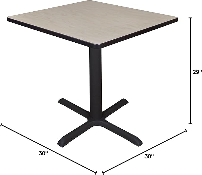 Cain 30" Square Breakroom Table- Maple