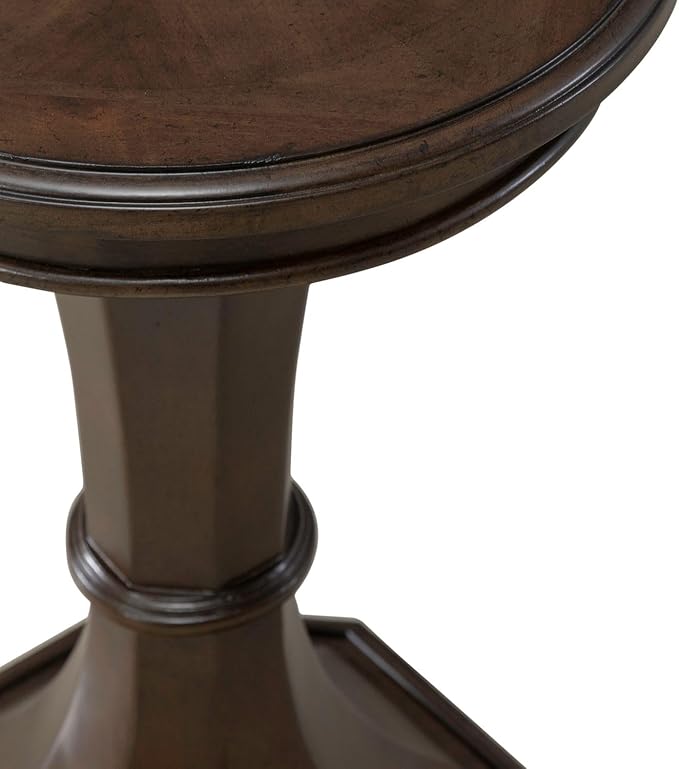 Liberty Furniture Arden Road Living Room Round Chairside Table - Satin Cherry