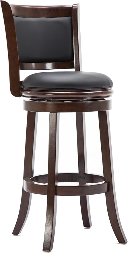 Augusta Swivel Bar Stool - Cappuccino