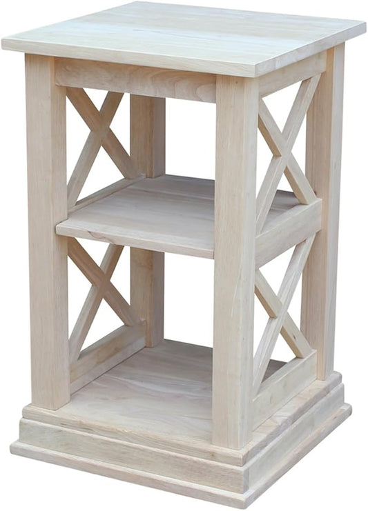 International Concepts Hampton Accent Table Includes Shelves