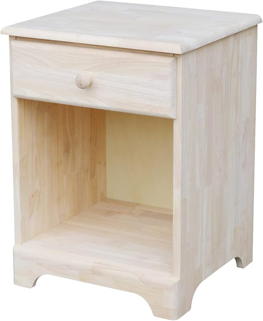 IC INTERNATIONAL CONCEPTS Nightstand Unfinished
