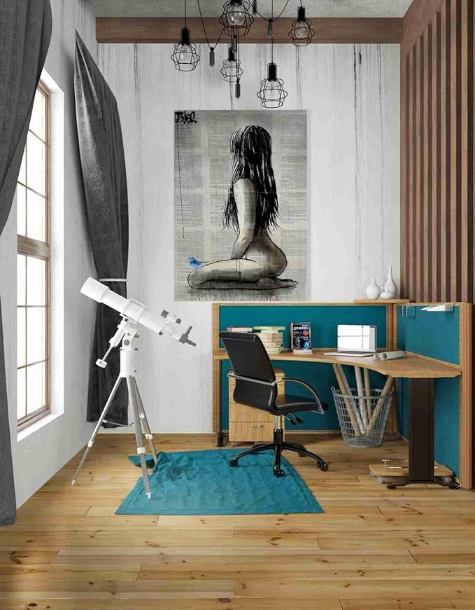 Epic Graffiti 'Bluebird Whisper' by Loui Jover, Canvas Wall Art, 26"x40"