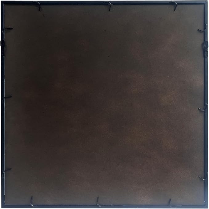 Black Window Mirror 27"X27",Gird Decor Minimalism Wall Mounted Mirrors for Entryway,Hallway,Living Room,Fireplace