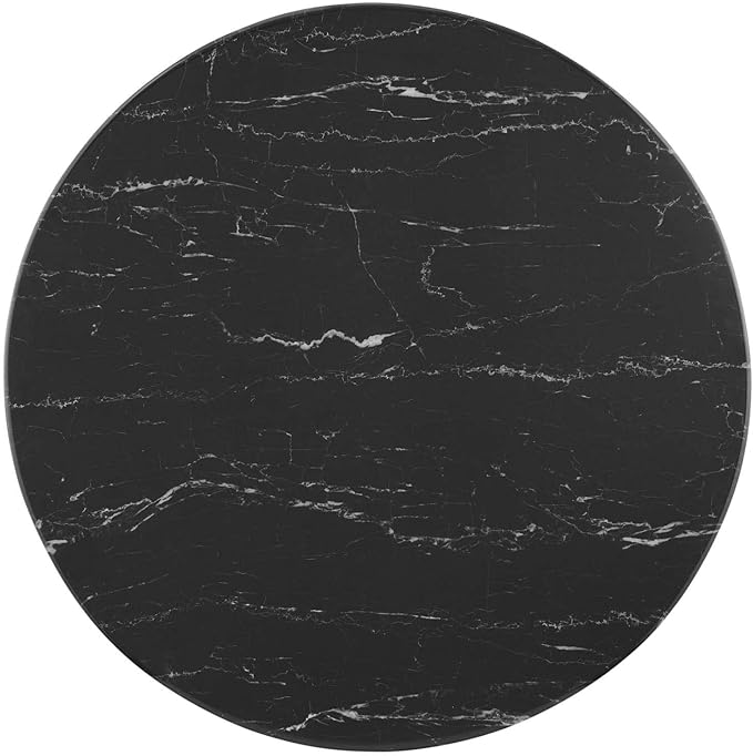 Modway Lippa Dining Table, 28", Black Black