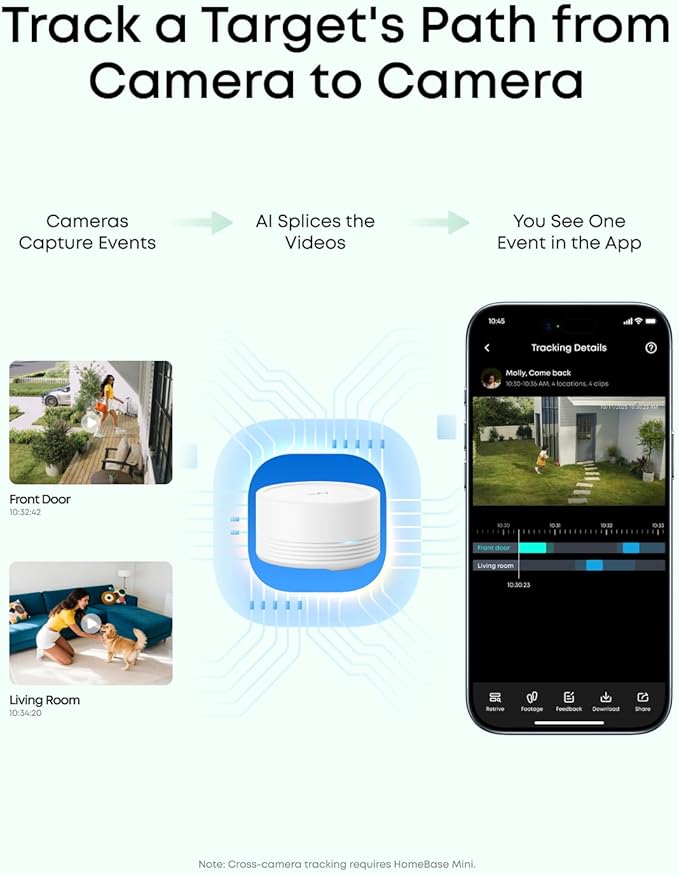 eufy Security eufyCam C35 2-Cam Kit, Wireless Security Indoor/Outdoor Camera, Magnetic Mount, Color Night Vision, Local Storage, No Monthly Fee, IP67, Facial Recognition, Solar Panel Compatible, Black