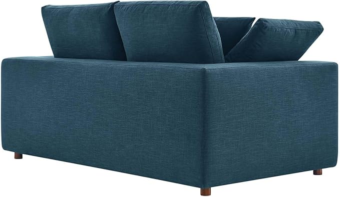 Modway EEI-4859-AZU Commix Down Filled Overstuffed Loveseat, Azure