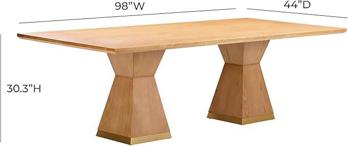 Tov Furniture Nolan Natural Wood Dining Table