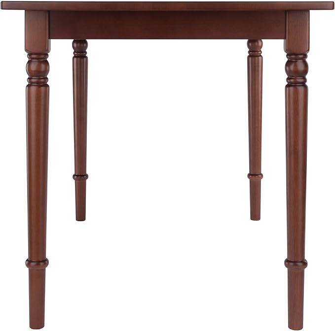 Winsome Ravenna Dining Table for 6 People, 47" Rectangular Kitchen Table, Walnut