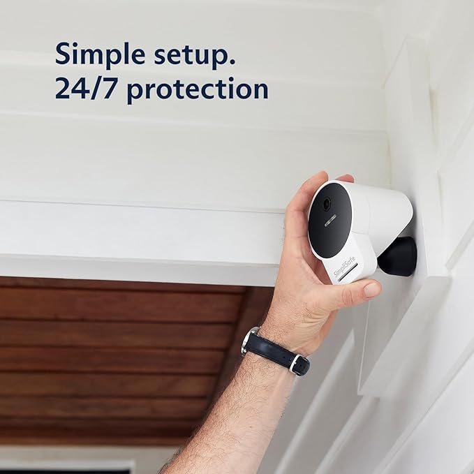 SimpliSafe Outdoor Security Camera Series 2, 1080p Wireless and Wired Home Security Camera - Compatible with Gen 3 System