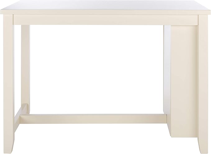 Safavieh Home Collection Aero White 36-inch Rectangle Storage Dining Counter Table