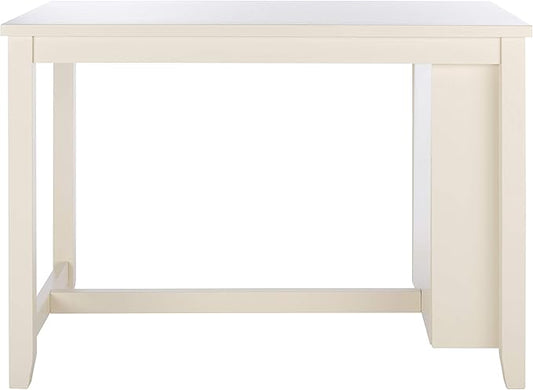 Safavieh Home Collection Aero White 36-inch Rectangle Storage Dining Counter Table