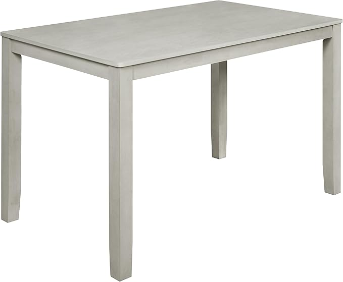 New Classic Home Furnishings Pascal Counter Dining Table, Driftwood Gray