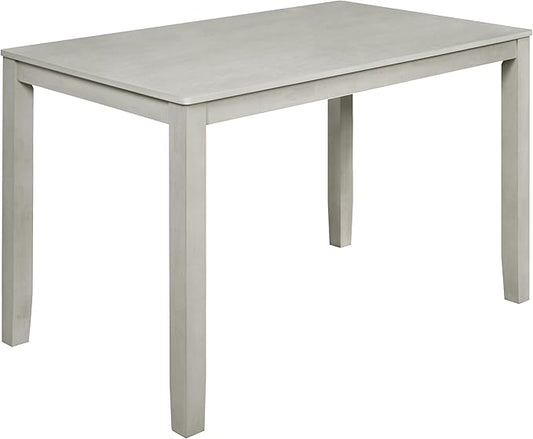 New Classic Home Furnishings Pascal Counter Dining Table, Driftwood Gray